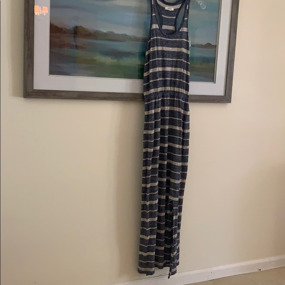 Madewell long razorback dress.
